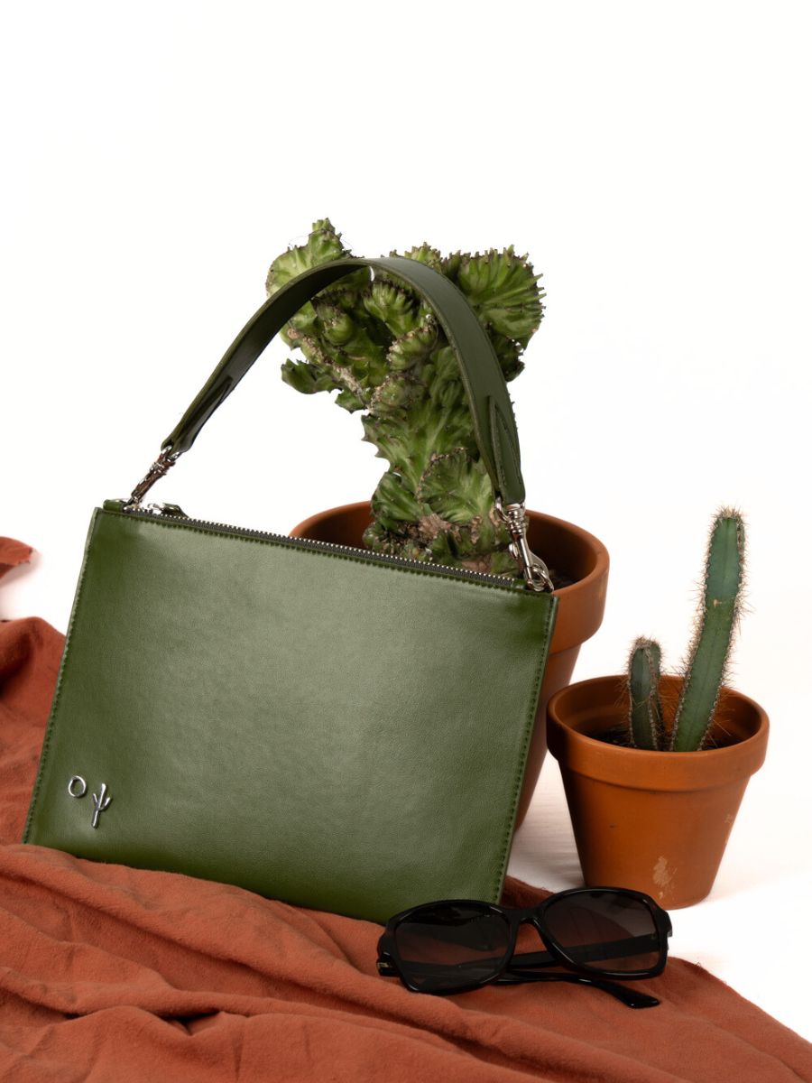 cactus leather backpack Tote Bag Black Convertible friendly style with our Cactus Leather Diaper Bag a chic and sustainable choice for modern parents Belleza' Cactus Leather Shoulder Bag